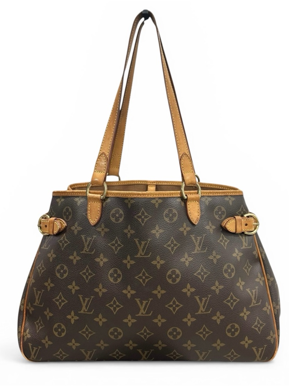 Louis Vuitton Batignolles Horizontal Monogram & Vachetta Leather Tote Bag
